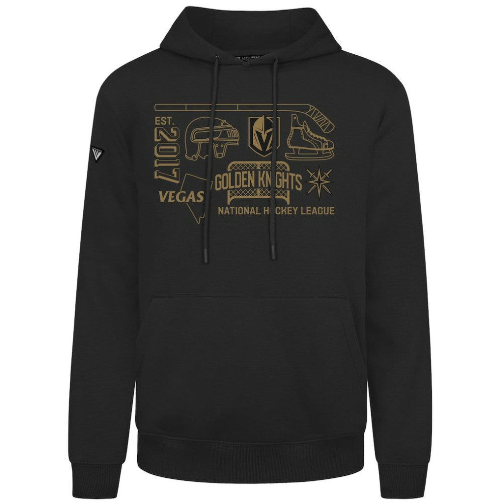 NHL Vegas Golden Knights Levelwear Podium Campaign Pullover Hoodie