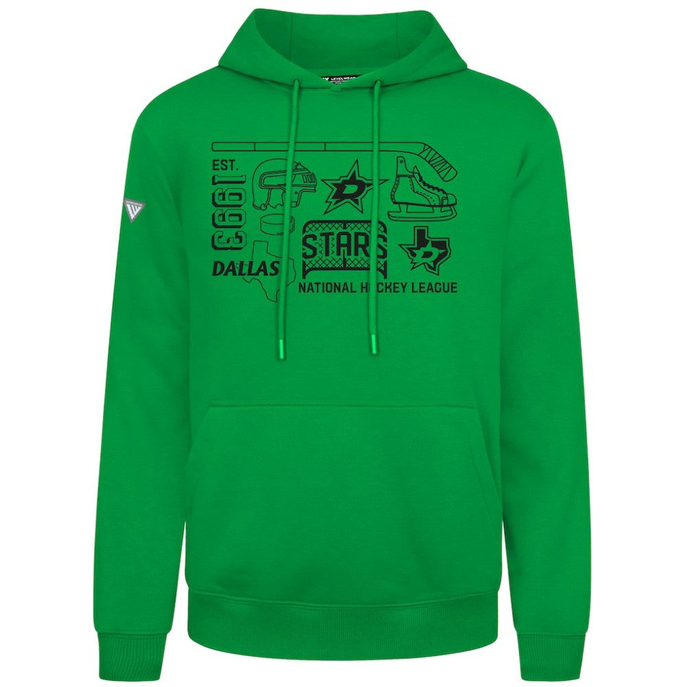 NHL Dallas Stars Levelwear Podium Campaign Pullover Hoodie