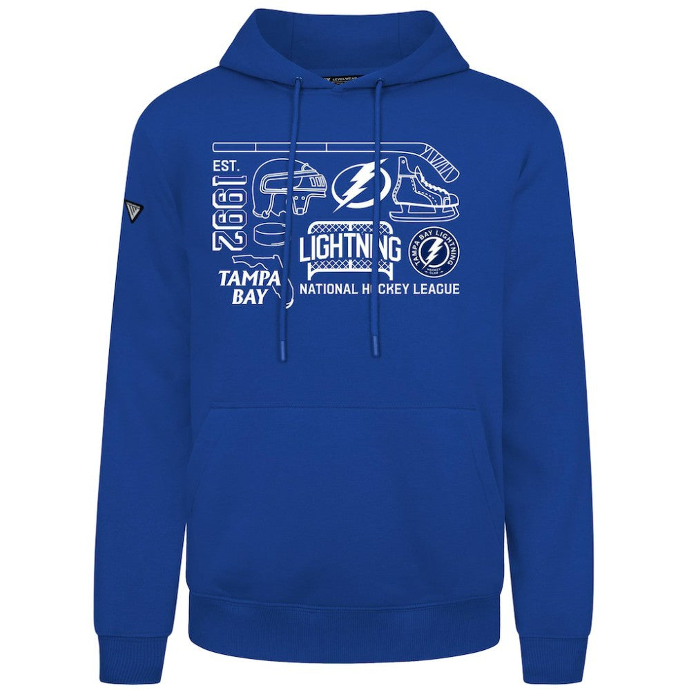 NHL Tampa Bay Lightning Levelwear Podium Campaign Pullover Hoodie