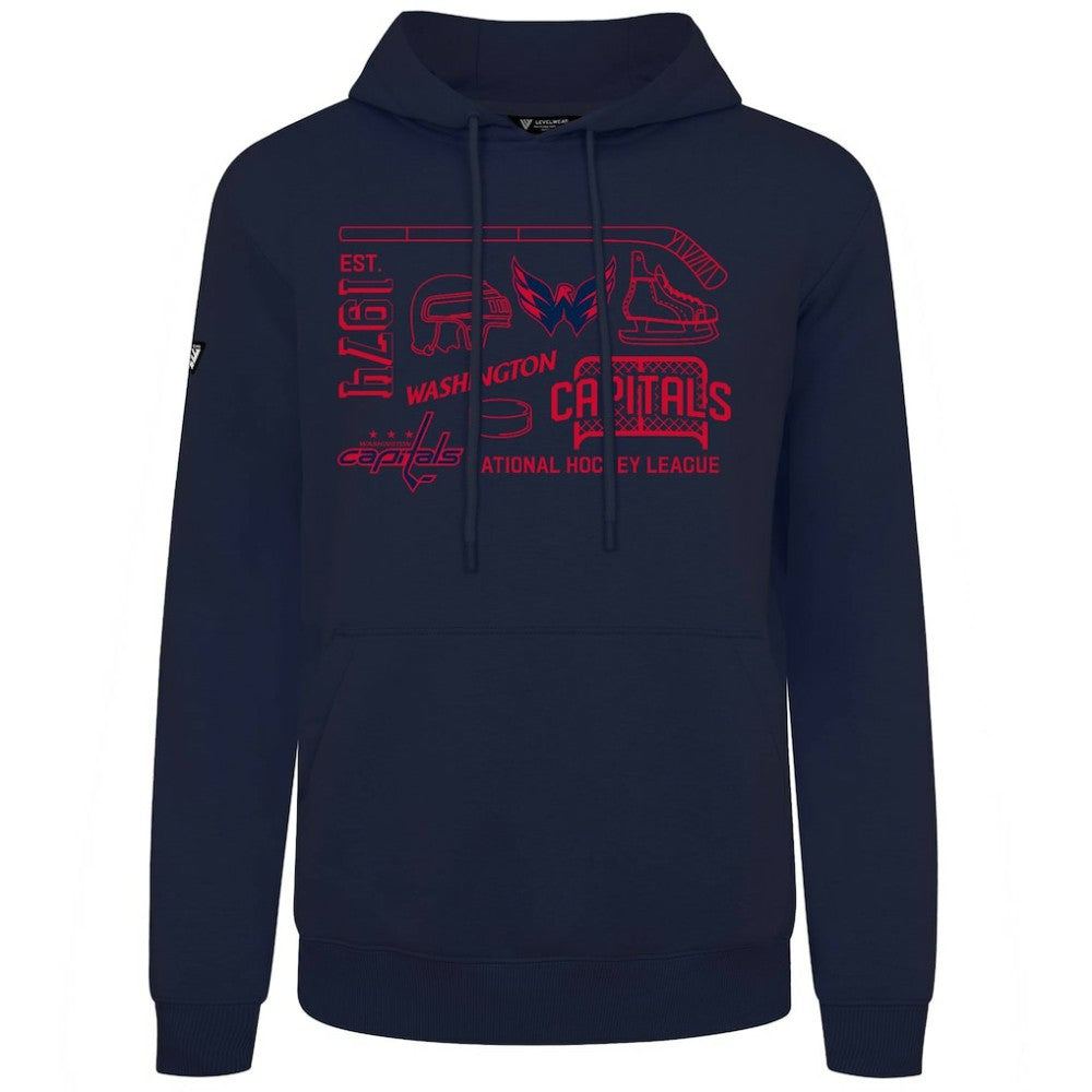 NHL Washington Capitals Levelwear Podium Campaign Pullover Hoodie