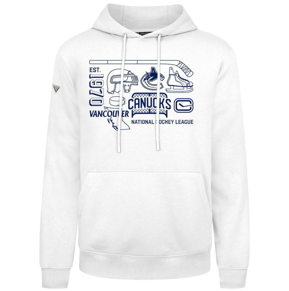 NHL Vancouver Canucks Levelwear Podium Campaign Pullover Hoodie