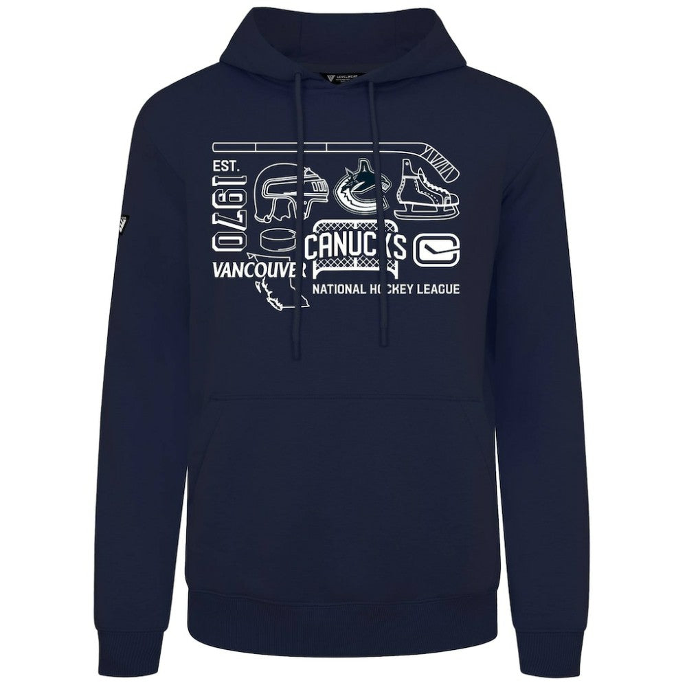 NHL Vancouver Canucks Levelwear Podium Campaign Pullover Hoodie
