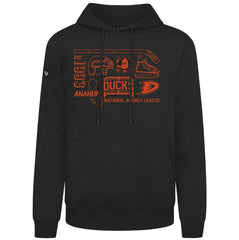 NHL Anaheim Ducks Levelwear Podium Campaign Pullover Hoodie