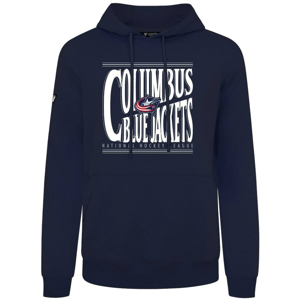 NHL Columbus Blue Jackets Levelwear Podium Powerhouse Pullover Hoodie