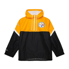 Tie Breaker Vintage Logo Lightweight Anorak Half-Zip Windbreaker - Pittsburgh Steelers Windbreaker