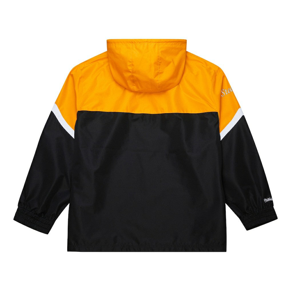 Tie Breaker Vintage Logo Lightweight Anorak Half-Zip Windbreaker - Pittsburgh Steelers Windbreaker