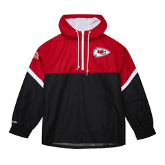 Tie Breaker Vintage Logo Lightweight Anorak Half-Zip Windbreaker - Kansas City Chiefs Windbreaker