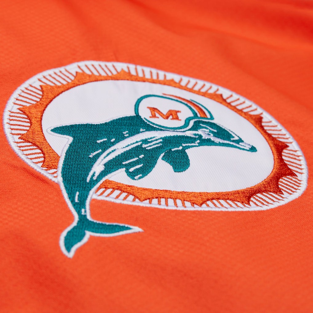 Tie Breaker Vintage Logo Lightweight Anorak Half-Zip Windbreaker - Miami Dolphins Windbreaker