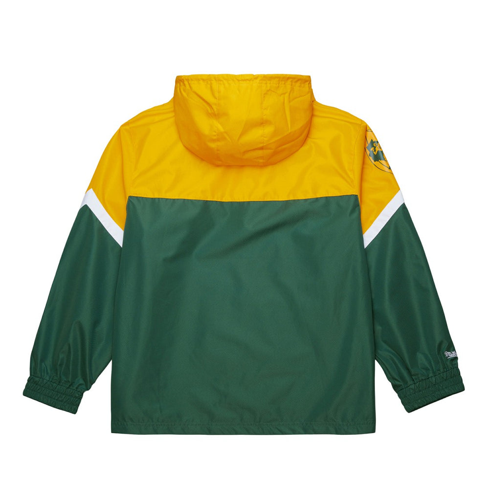 Tie Breaker Vintage Logo Lightweight Anorak Half-Zip Windbreaker - Green Bay Packers Windbreaker