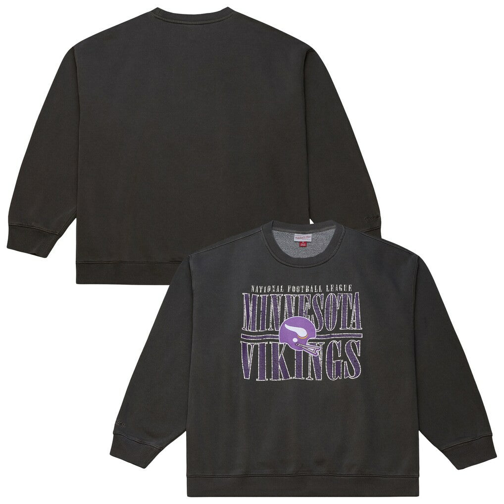 Downtown Crew Vintage Logo Sweatshirt - Minnesota Vikings Sweatshirts
