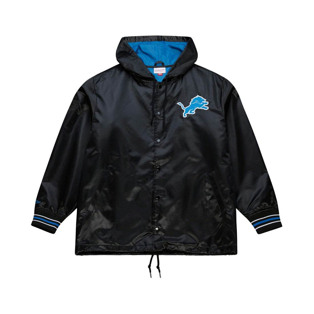Downtown Satin Full-Snap Hooded Jacket - Detroit Lions Jackets