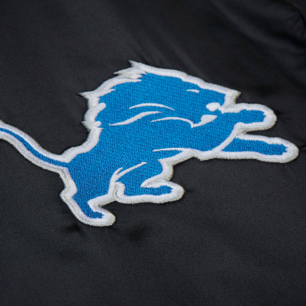 Downtown Satin Full-Snap Hooded Jacket - Detroit Lions Jackets