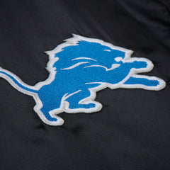 Downtown Satin Full-Snap Hooded Jacket - Detroit Lions Jackets