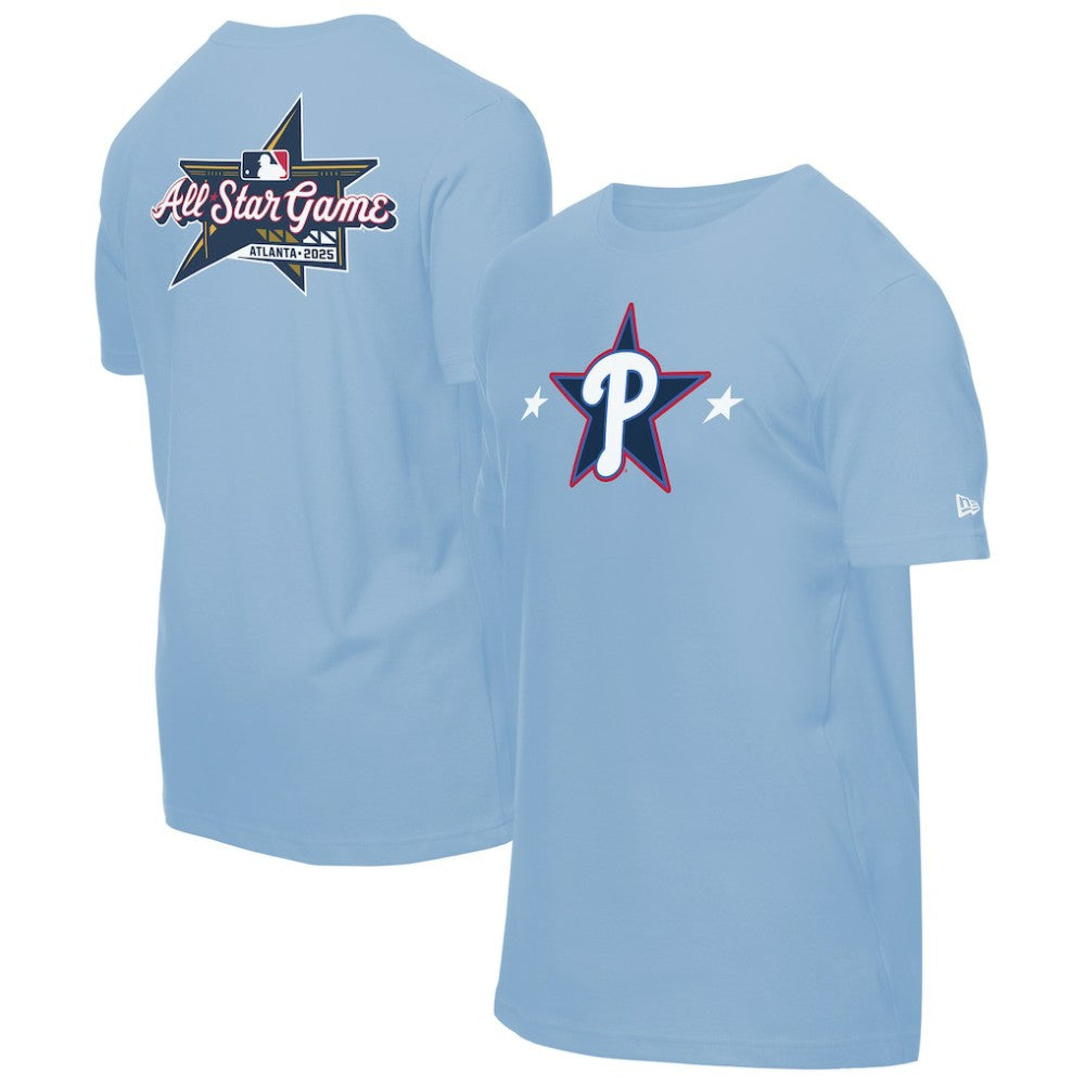 Light Blue Philadelphia Phillies New Era 2025 MLB All-Star Game Workout T-Shirt