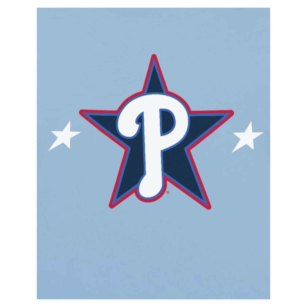 Light Blue Philadelphia Phillies New Era 2025 MLB All-Star Game Workout T-Shirt