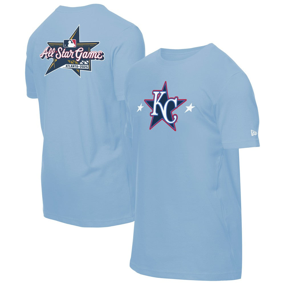 Light Blue Kansas City Royals New Era 2025 MLB All-Star Game Workout T-Shirt