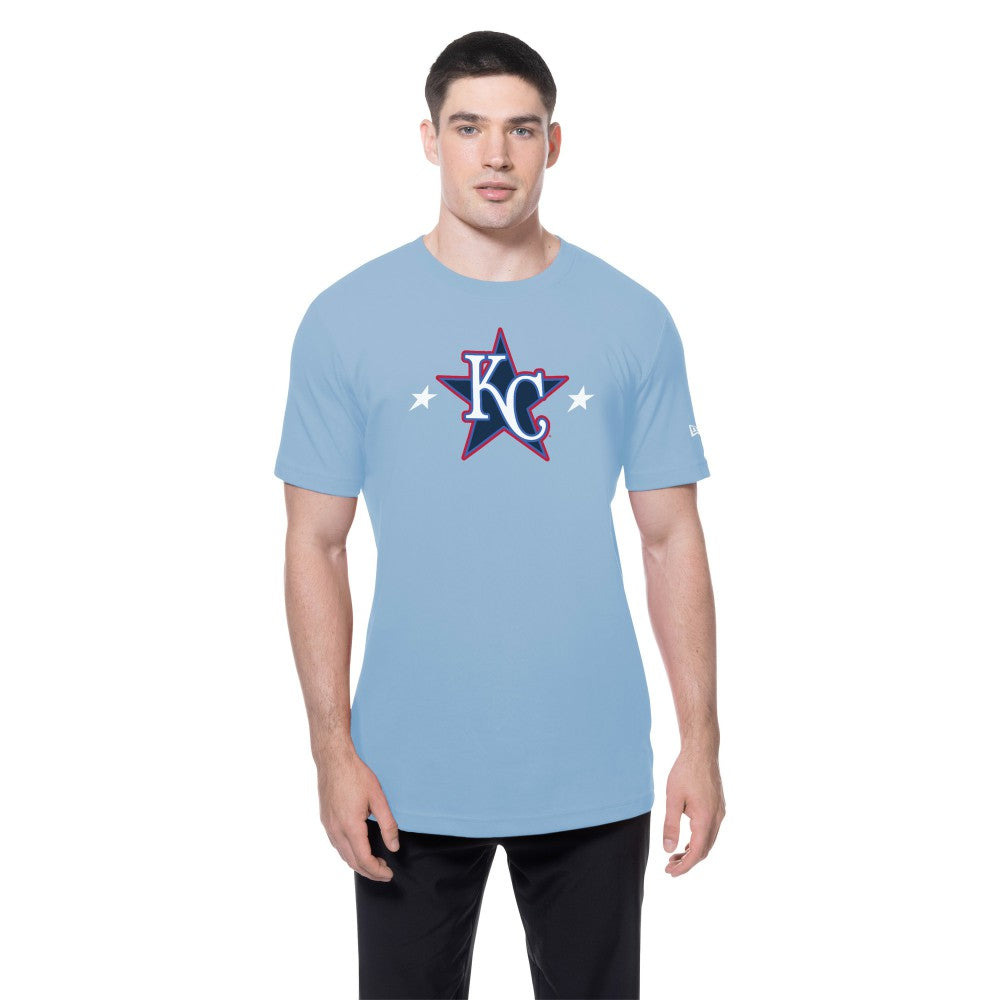 Light Blue Kansas City Royals New Era 2025 MLB All-Star Game Workout T-Shirt