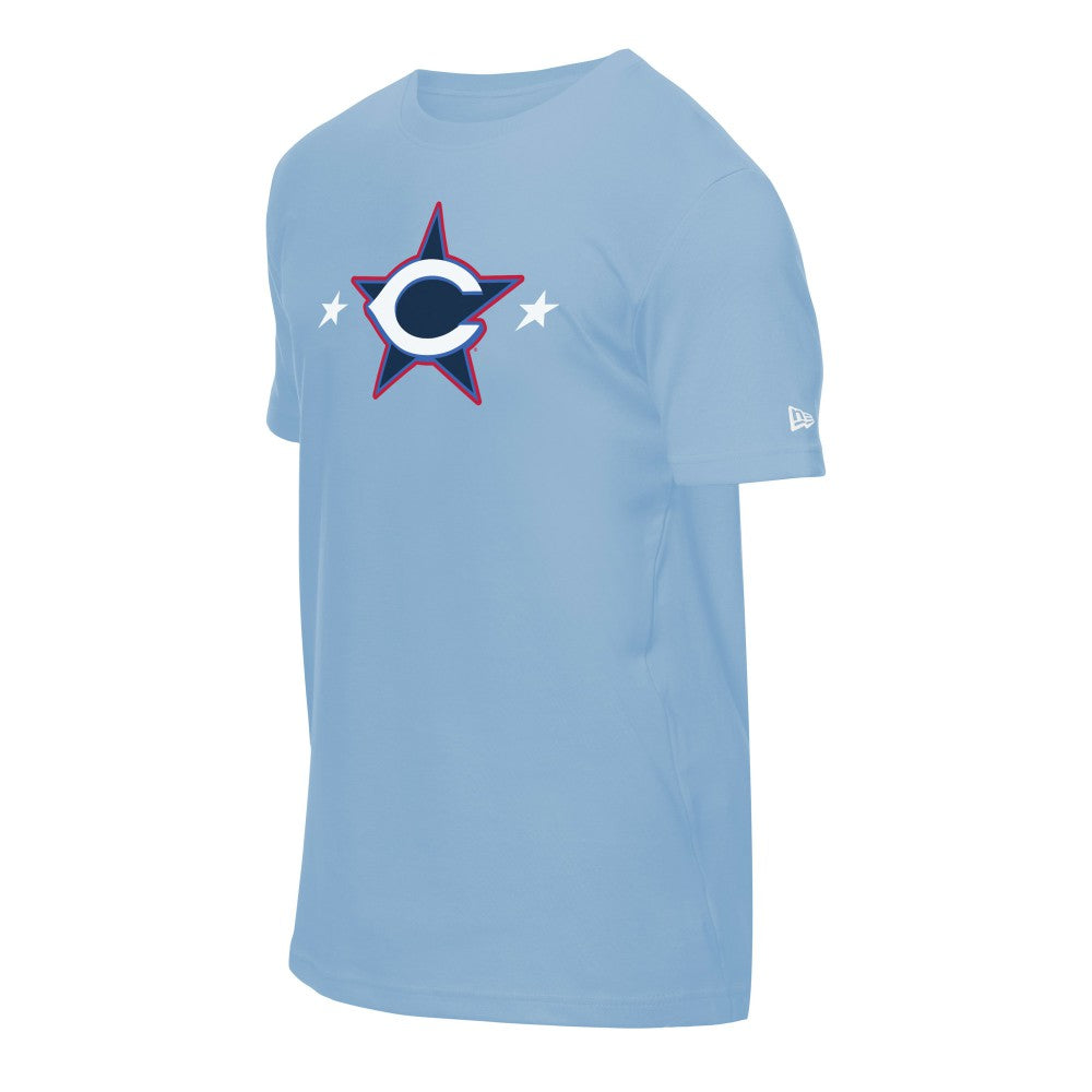 Light Blue Cincinnati Reds New Era 2025 MLB All-Star Game Workout T-Shirt