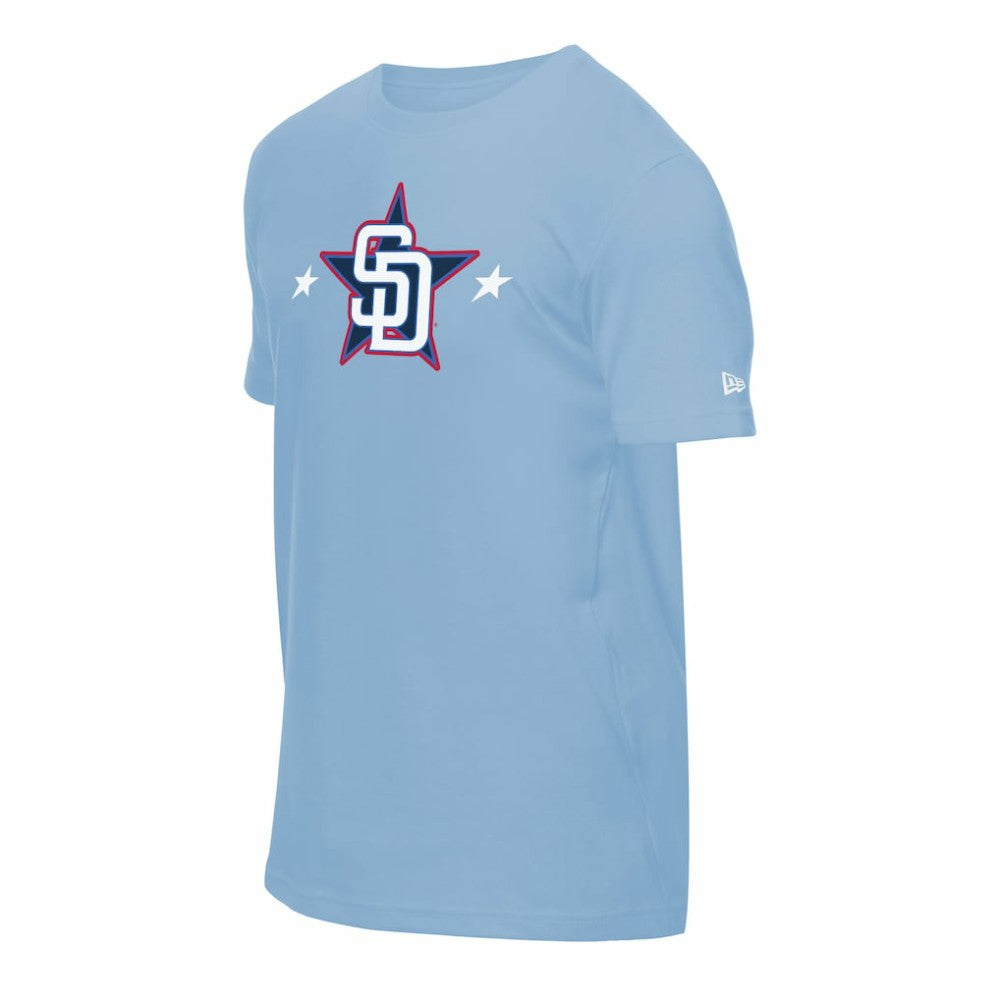 Light Blue San Diego Padres New Era 2025 MLB All-Star Game Workout T-Shirt