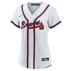 White Drake Baldwin Atlanta Braves Nike Women's Home Replica Jersey