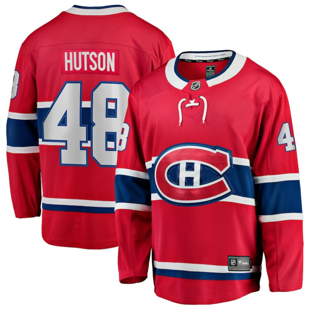 NHL Lane Hutson Montreal Canadiens Fanatics Home Breakaway Jersey