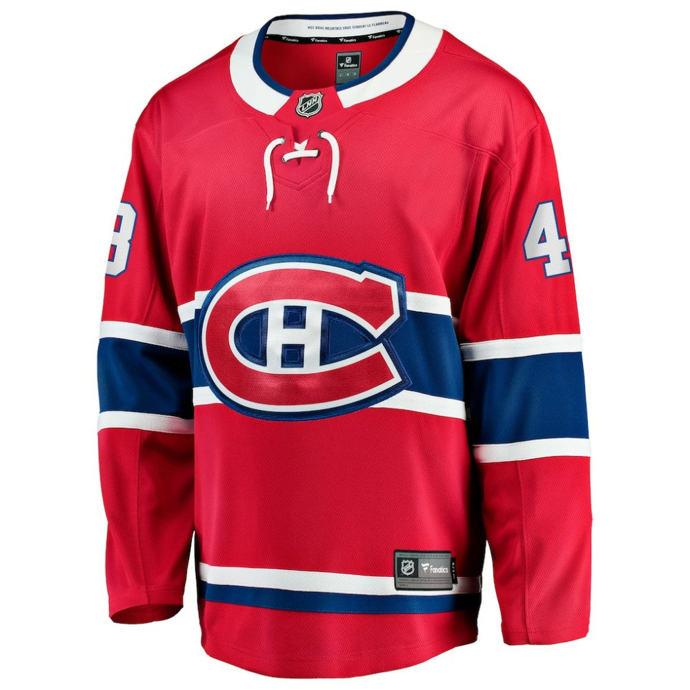 NHL Lane Hutson Montreal Canadiens Fanatics Home Breakaway Jersey