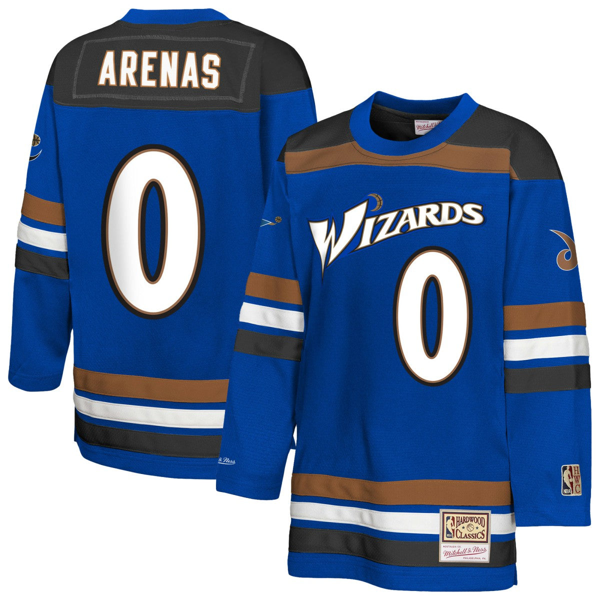 Mitchell & Ness Gilbert Arenas Washington Wizards Youth Maxxed Out 2.0 Fashion Hockey Jersey