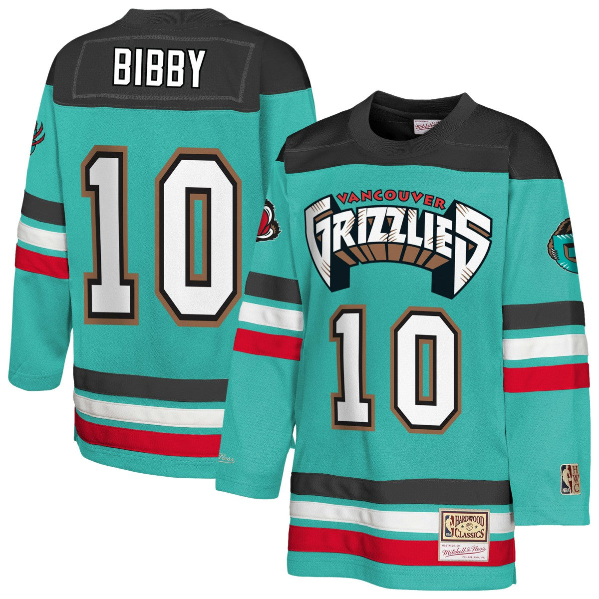 Mitchell & Ness Mike Bibby Memphis Grizzlies Youth Maxxed Out 2.0 Fashion Hockey Jersey