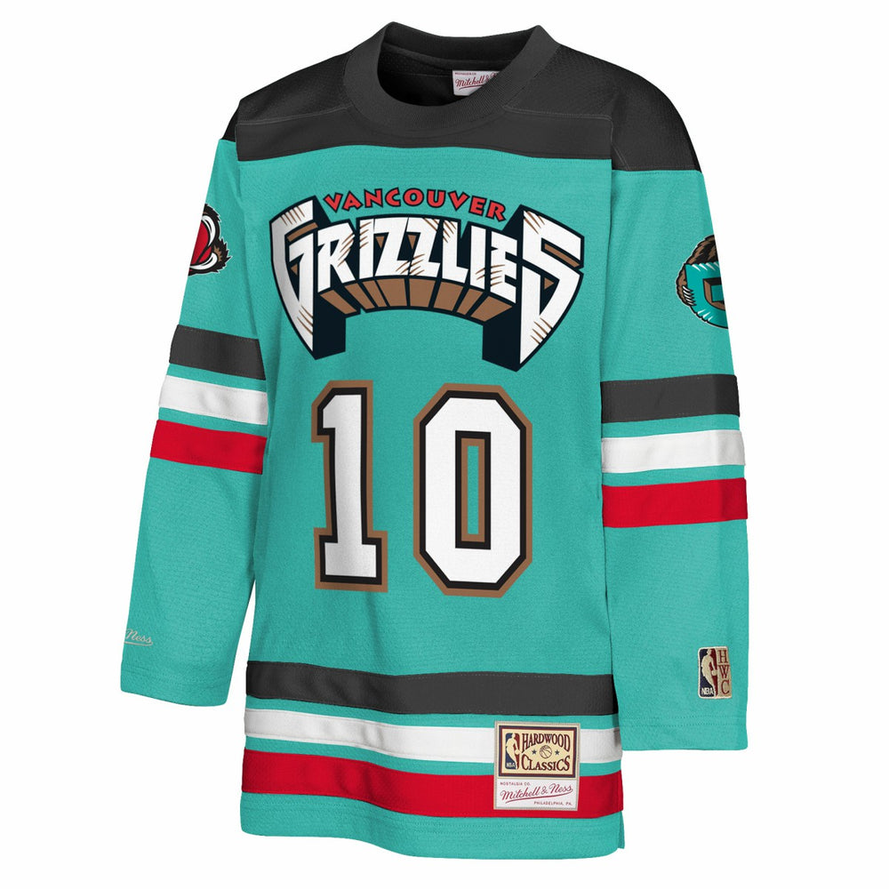 Mitchell & Ness Mike Bibby Memphis Grizzlies Youth Maxxed Out 2.0 Fashion Hockey Jersey