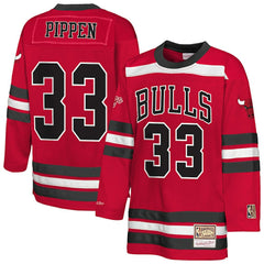 Mitchell & Ness Scottie Pippen Chicago Bulls Youth Maxxed Out 2.0 Fashion Hockey Jersey sale