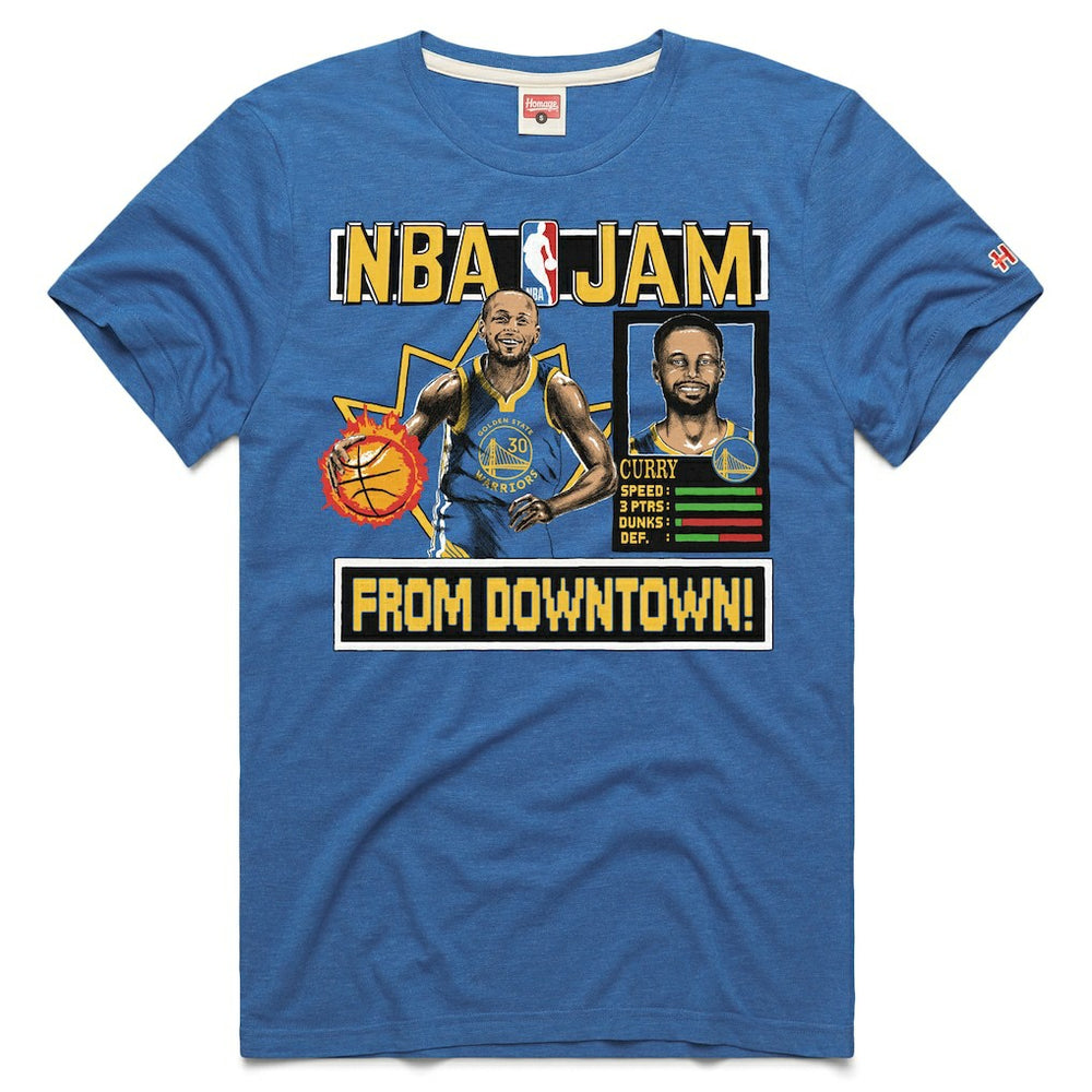 Stephen Curry Golden State Warriors Homage Unisex NBA Jam Tri-Blend T-Shirt sale