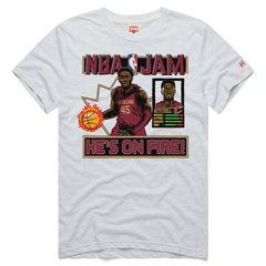 Donovan Mitchell Cleveland Cavaliers Homage Unisex NBA Jam Tri-Blend T-Shirt sale
