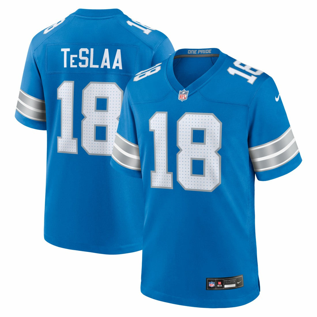 Isaac TeSlaa  Game Player Jersey - Detroit Lions Jerseys