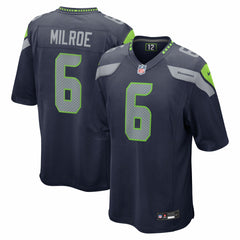 Jalen Milroe  2025 NFL Draft Game Jersey - Seattle Seahawks Jerseys