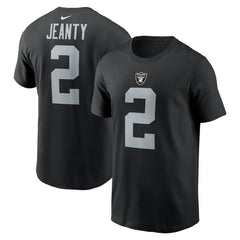 Ashton Jeanty  Name & Number T-Shirt - Las Vegas Raiders T-shirts
