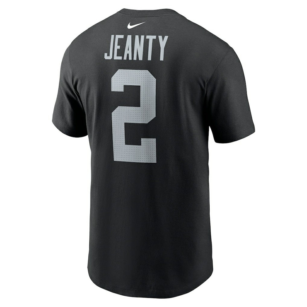 Ashton Jeanty  Name & Number T-Shirt - Las Vegas Raiders T-shirts