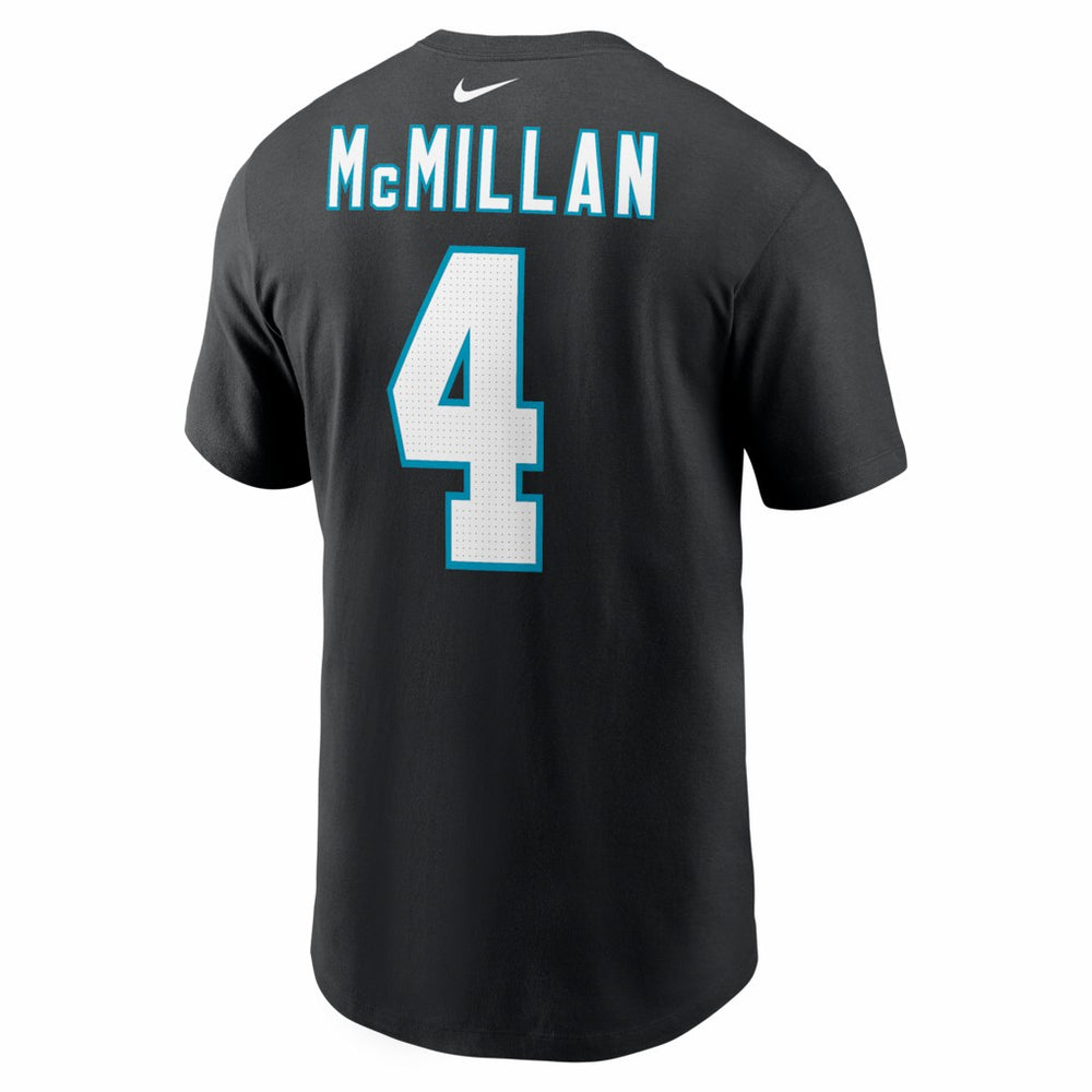 Tetairoa McMillan  Name & Number T-Shirt - Carolina Panthers T-shirts
