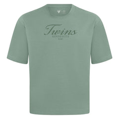 Green Minnesota Twins Levelwear Ethereal Oversized Luxe Signature Knit T-Shirt