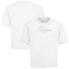 White Minnesota Twins Levelwear Ethereal Oversized Luxe Signature Knit T-Shirt