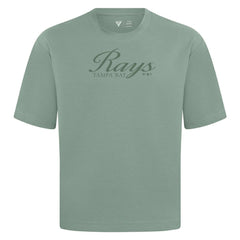 Green Tampa Bay Rays Levelwear Ethereal Oversized Luxe Signature Knit T-Shirt