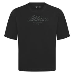 Black Athletics Levelwear Ethereal Oversized Luxe Signature Knit T-Shirt