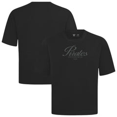 Black Pittsburgh Pirates Levelwear Ethereal Oversized Luxe Signature Knit T-Shirt