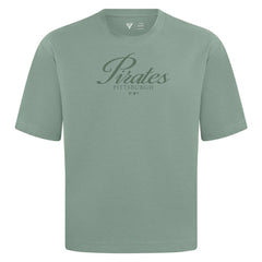Green Pittsburgh Pirates Levelwear Ethereal Oversized Luxe Signature Knit T-Shirt