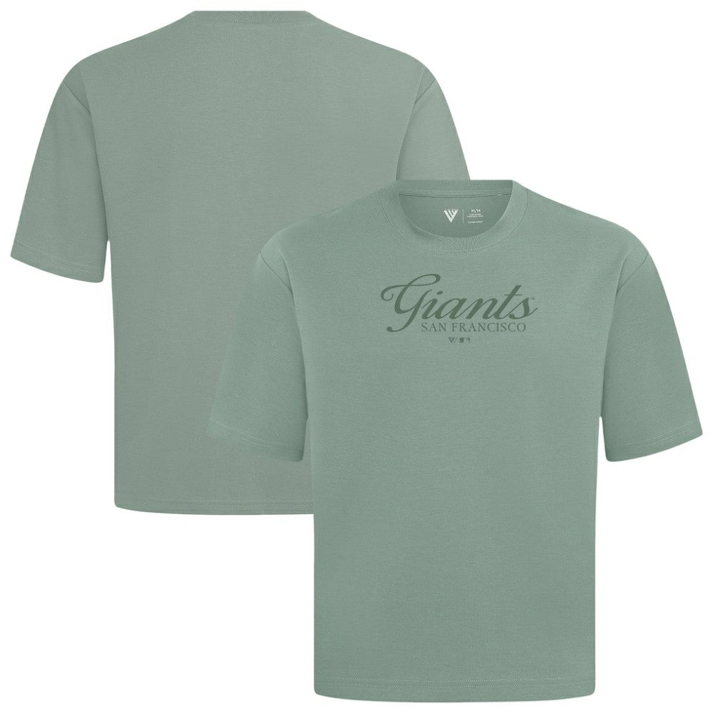 Green San Francisco Giants Levelwear Ethereal Oversized Luxe Signature Knit T-Shirt