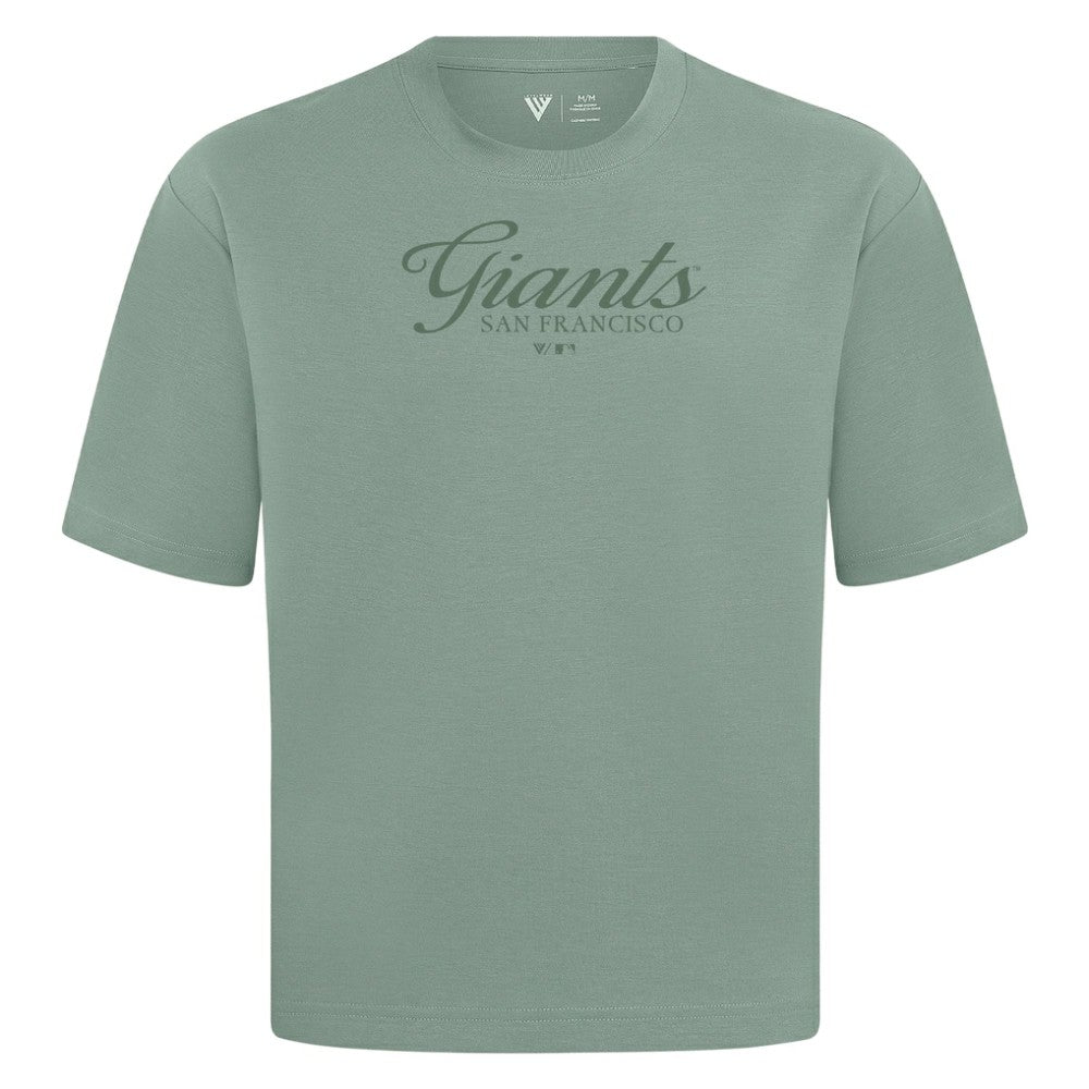 Green San Francisco Giants Levelwear Ethereal Oversized Luxe Signature Knit T-Shirt