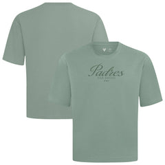 Green San Diego Padres Levelwear Ethereal Oversized Luxe Signature Knit T-Shirt