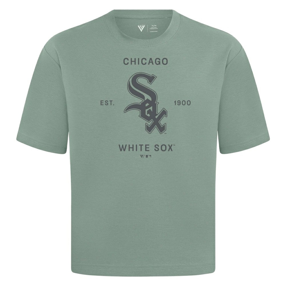 Green Chicago White Sox Levelwear Crossway Oversized Luxe Signature Knit T-Shirt