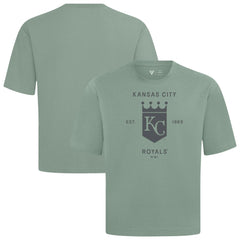 Green Kansas City Royals Levelwear Crossway Oversized Luxe Signature Knit T-Shirt
