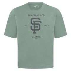 Green San Francisco Giants Levelwear Crossway Oversized Luxe Signature Knit T-Shirt