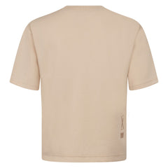 Khaki Milwaukee Brewers Levelwear Crossway Oversized Luxe Signature Knit T-Shirt